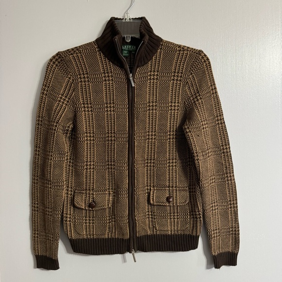 Lauren Ralph Lauren Brown Sweater Size Small Petite - Picture 1 of 4